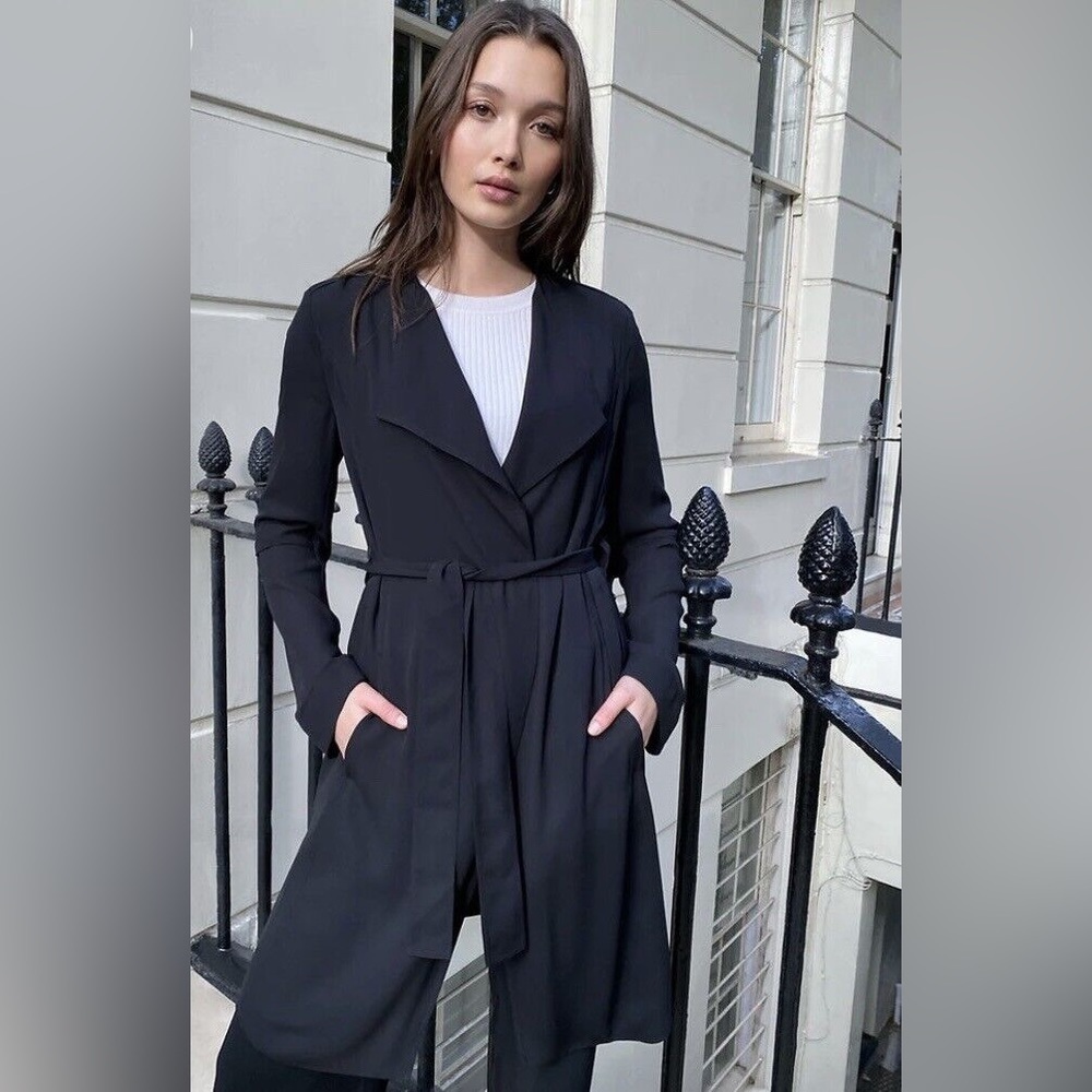 Aritzia Babaton Flowy Trench Coat